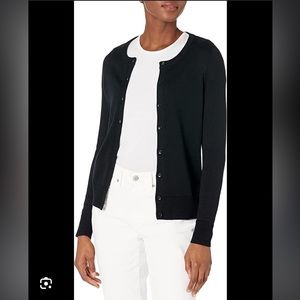 Banana Republic Crew neck Cardigan Black NWOT
